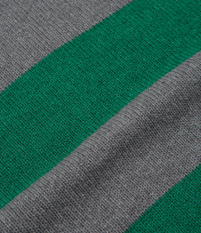 Howlin' College Is Fun Rugby Polo Shirt in Green Whisper