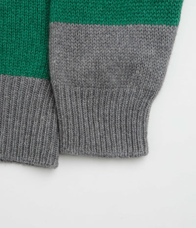 Howlin' College Is Fun Rugby Polo Shirt in Green Whisper