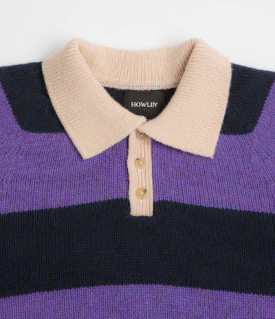 Howlin' Absolute Polo Knit Sweatshirt - Violet Dreams