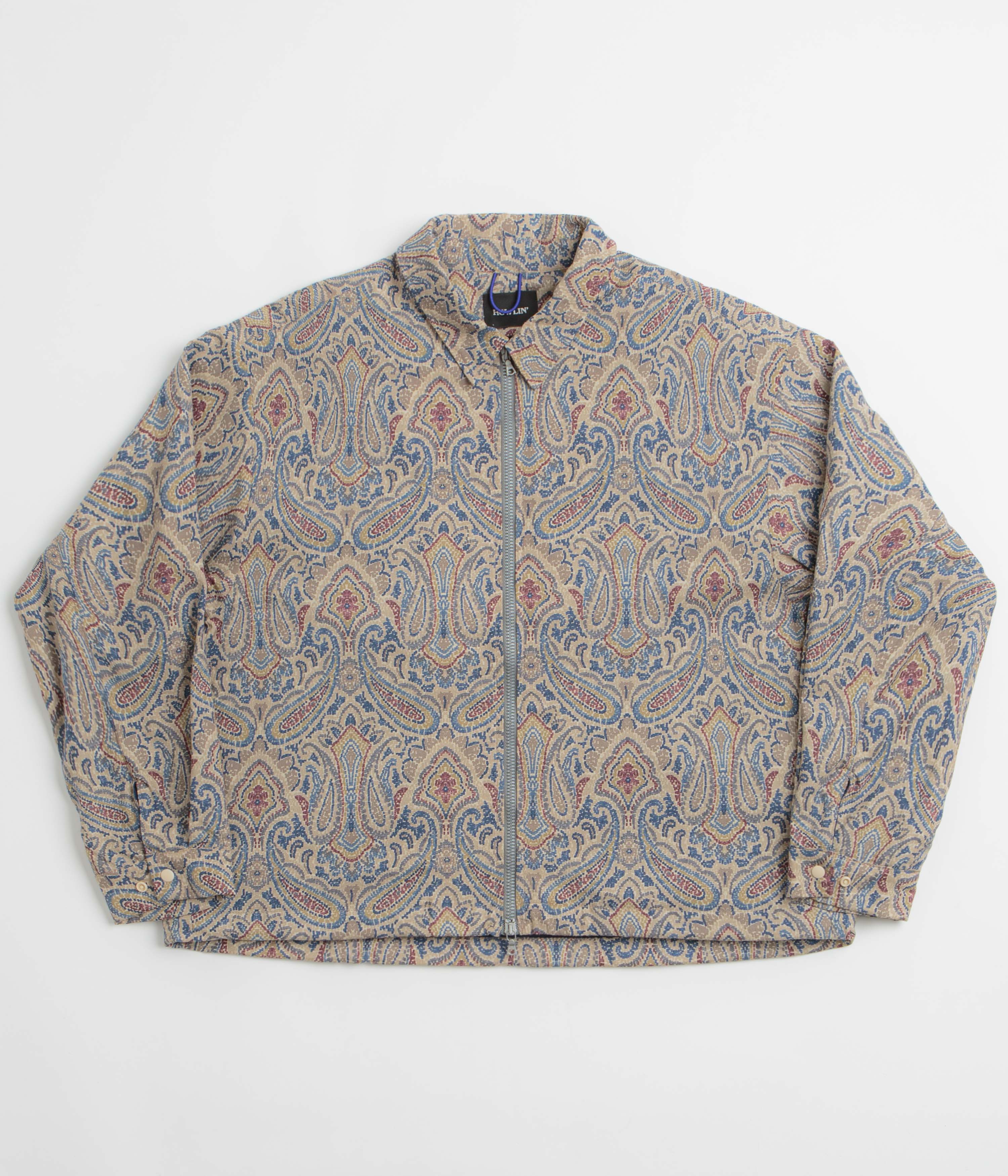 Howlin' Boxy Swing Fantasy Jacket in Sand Psych Paisley
