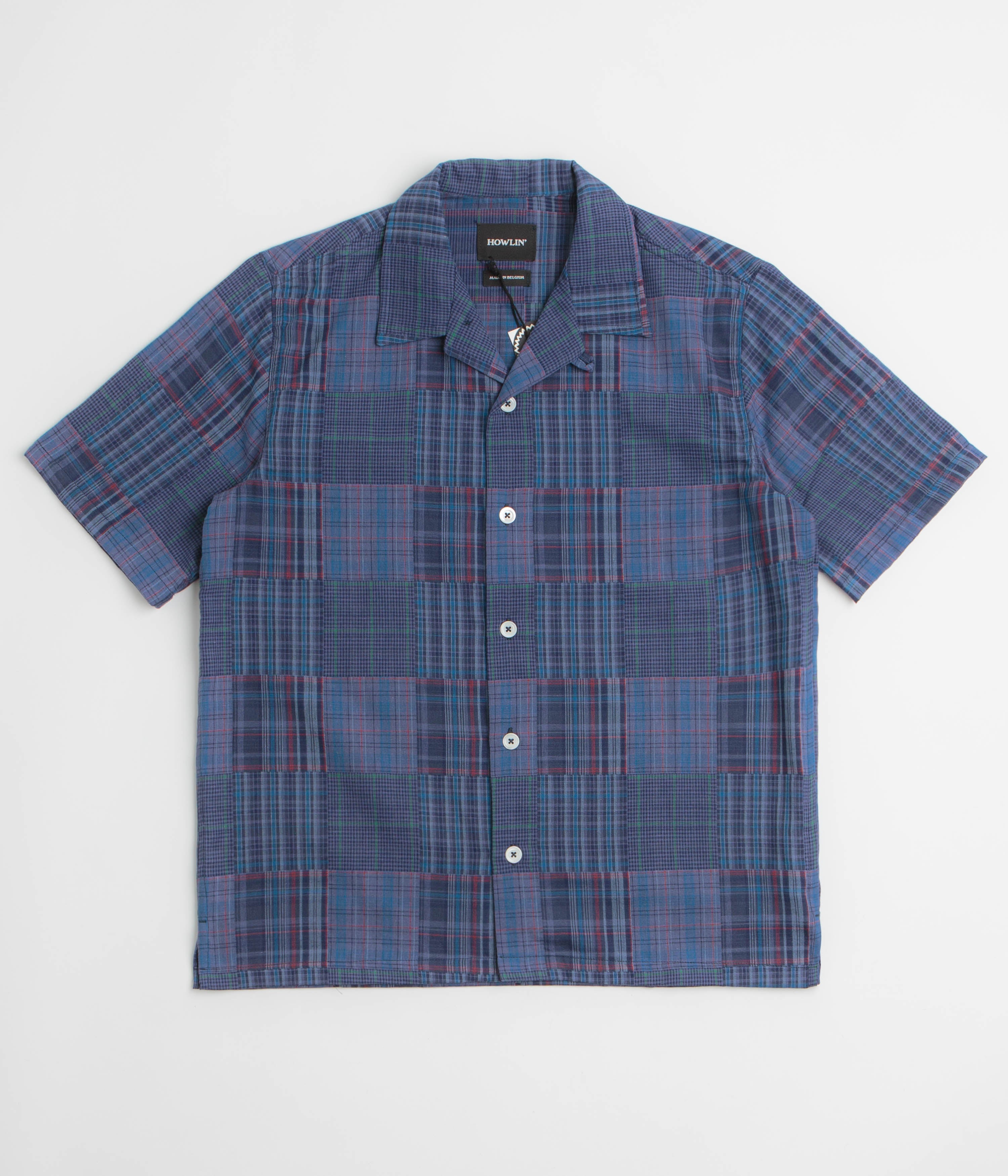 Howlin' Cocktail D’Amore Short Sleeve Shirt in Blues Mix