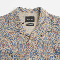 Howlin' Cocktail D’Amore Short Sleeve Shirt in Sand Psych Paisley thumbnail