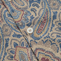Howlin' Cocktail D’Amore Short Sleeve Shirt in Sand Psych Paisley thumbnail