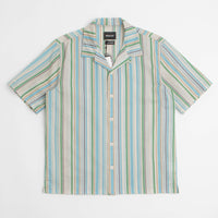 Howlin' Cocktail D’Amore Short Sleeve Shirt in Tropical Stripes thumbnail