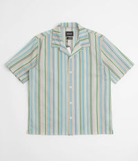 Howlin' Cocktail D’Amore Short Sleeve Shirt in Tropical Stripes