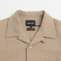 Howlin' Cocktail Short Sleeve Shirt in Biscuit Seersucker thumbnail