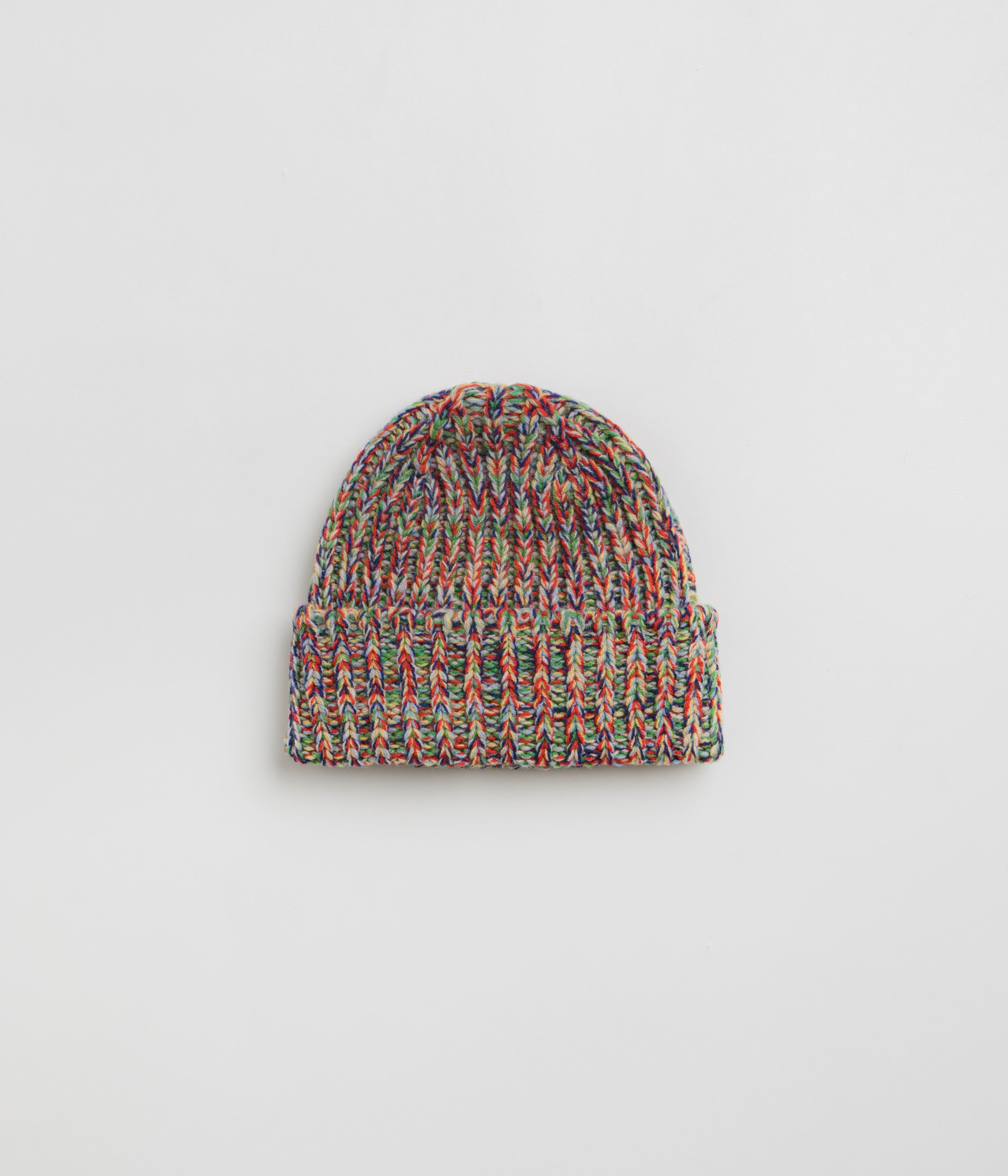 Stussy Crochet Checkered Beanie - Green | Flatspot