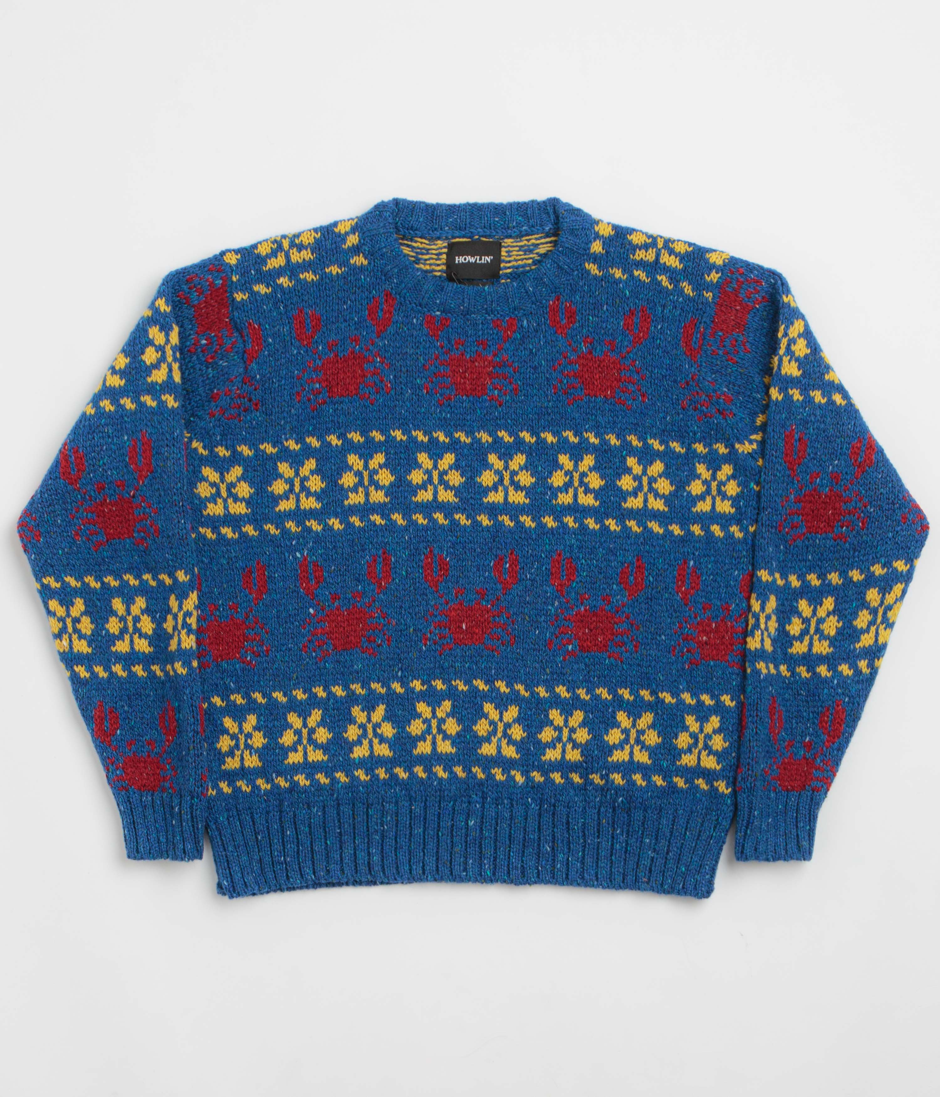 Howlin' Womens Crabs In Space Sweatshirt in Blue