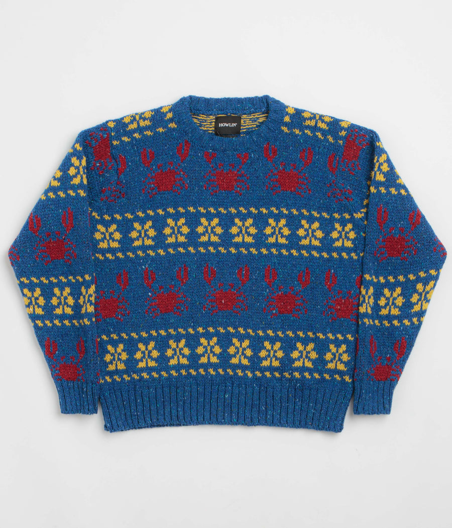 Howlin' Womens Crabs In Space Sweatshirt in Blue