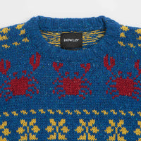 Howlin' Womens Crabs In Space Sweatshirt - Blue thumbnail