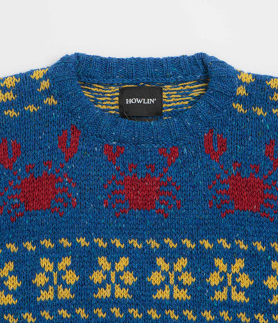 Howlin' Womens Crabs In Space Sweatshirt - Blue