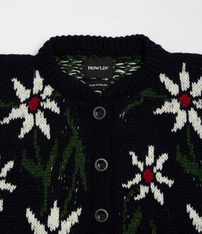 Howlin' Womens Flower Cardigan - Navy