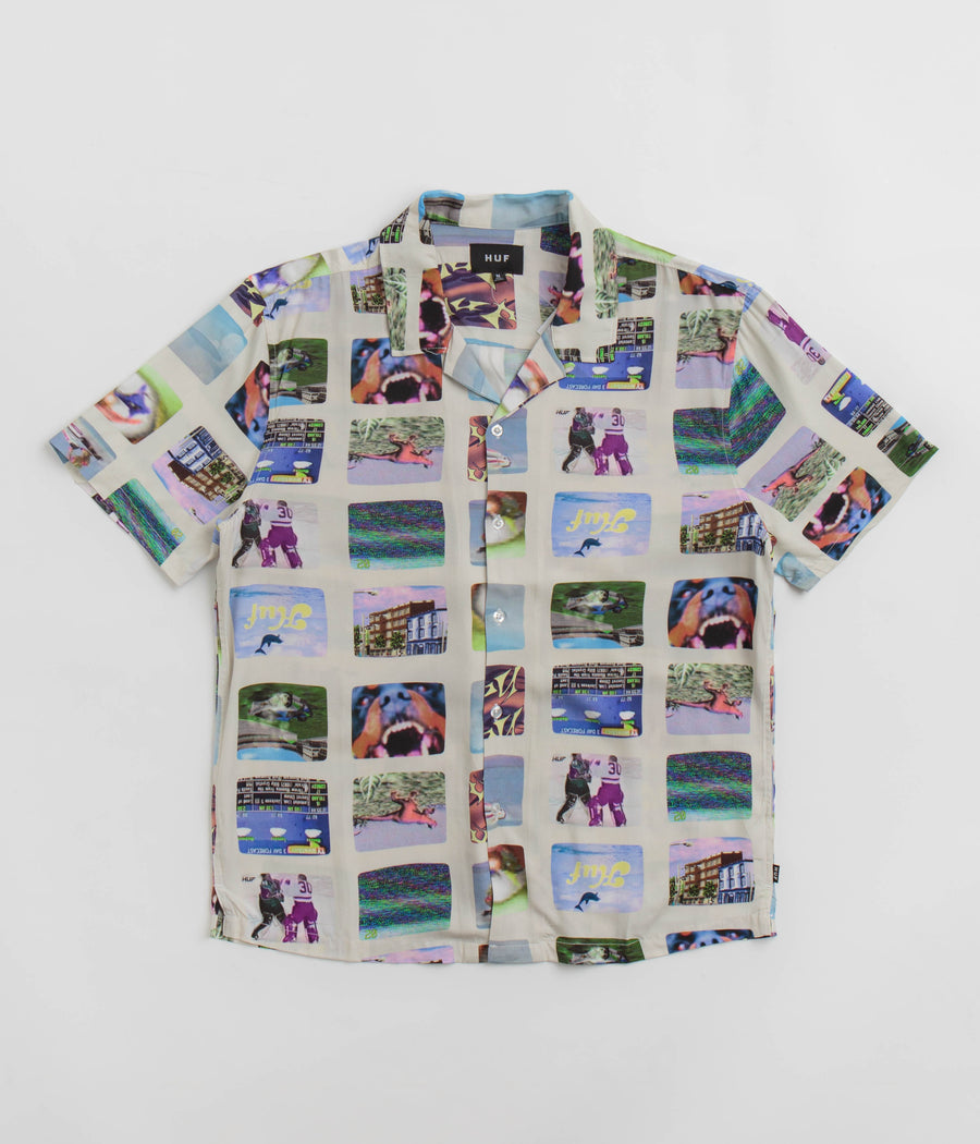 HUF 500 Channels Resort Short Sleeve Shirt in Multi