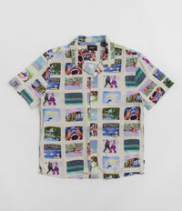 HUF 500 Channels Resort Short Sleeve Shirt in Multi