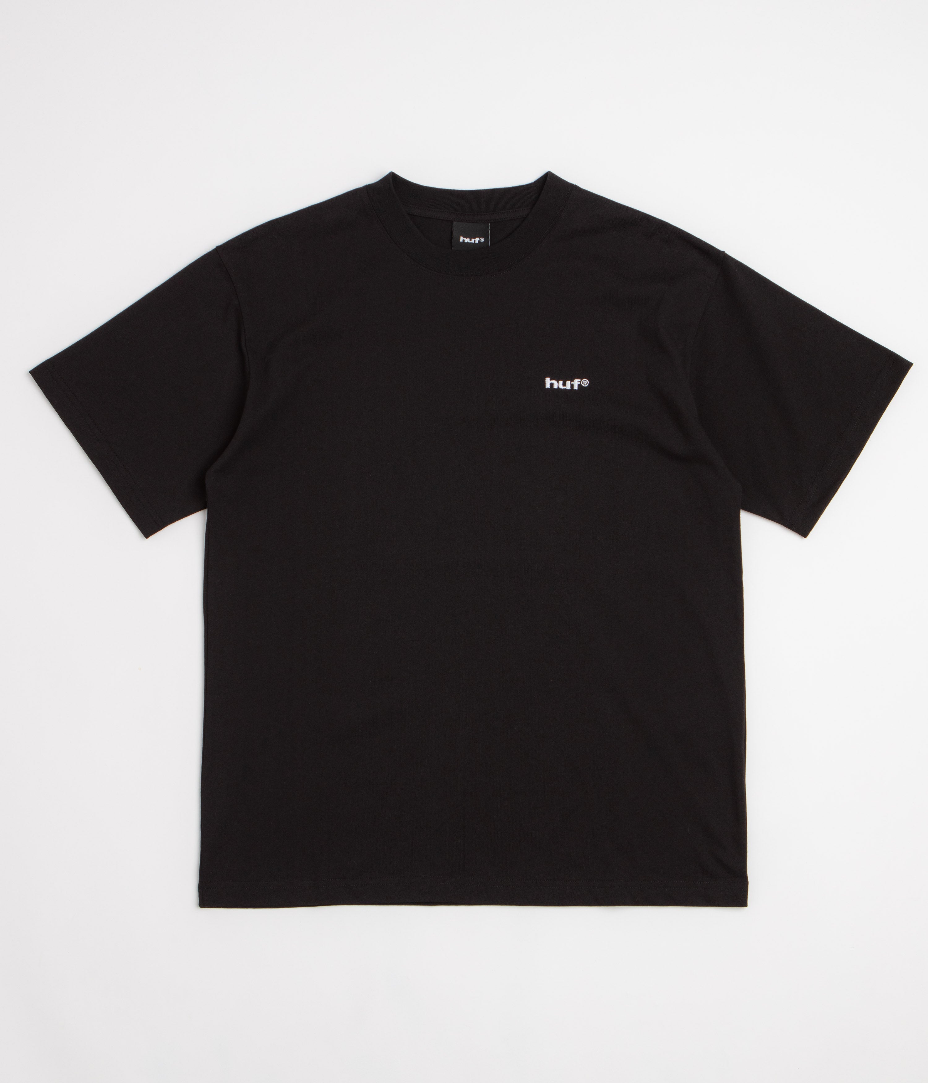 HUF 89 Embroidered T-Shirt - Black / White