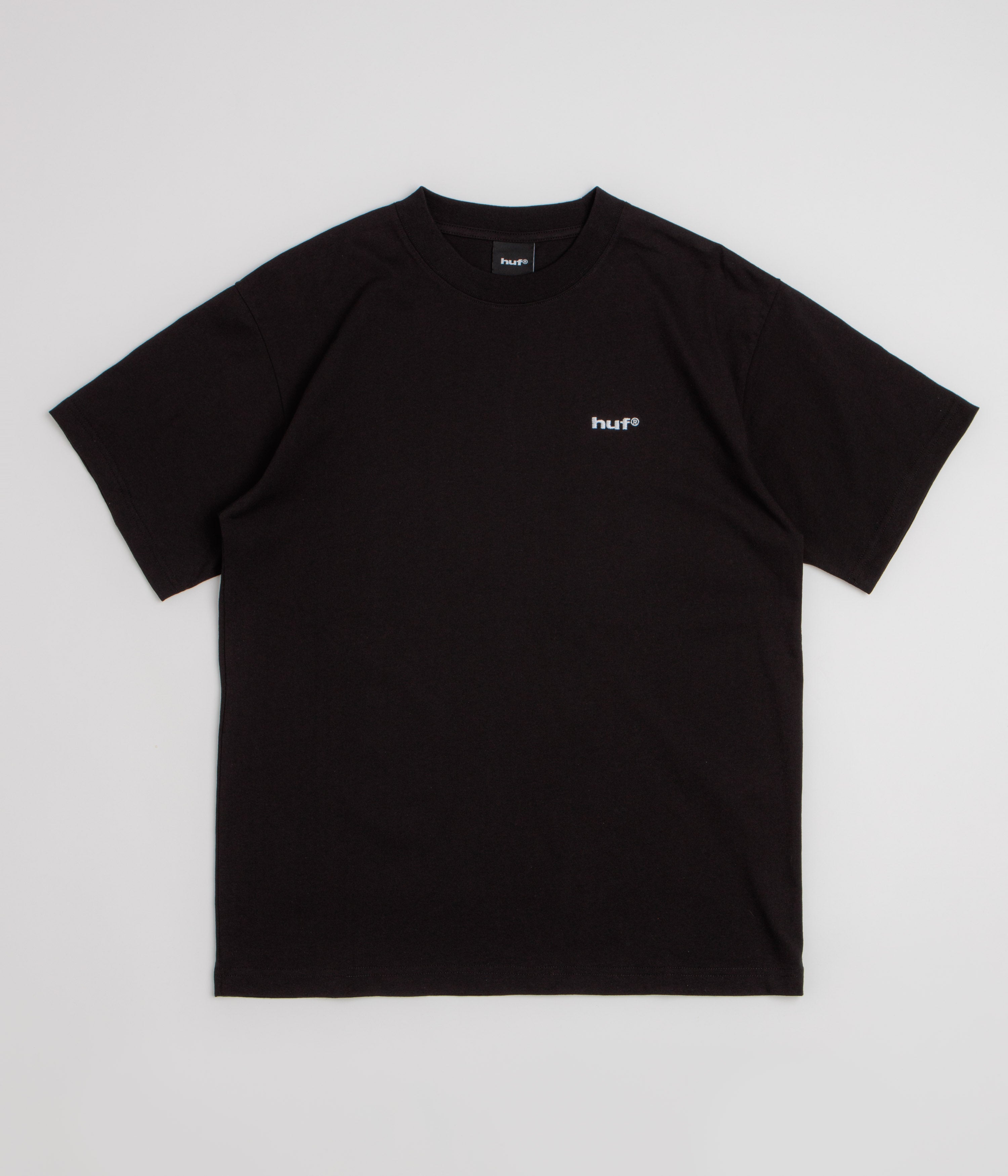 HUF 89 Embroidered T-Shirt - Black / White