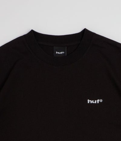 HUF 89 Embroidered T-Shirt - Black / White