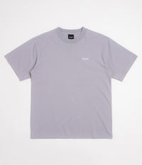 HUF 89 Embroidered T-Shirt - Lilac Chalk / White