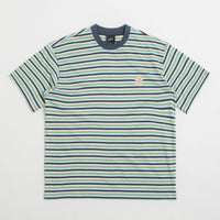 HUF Apollo Striped T-Shirt in Blue thumbnail