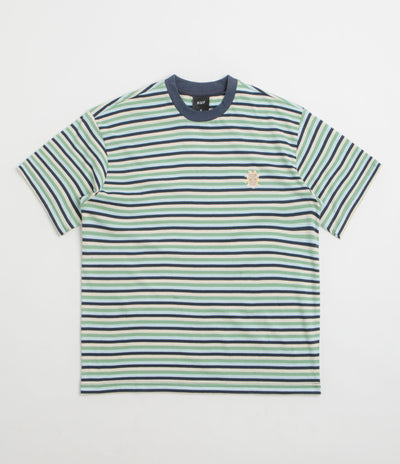 HUF Apollo Striped T-Shirt in Blue
