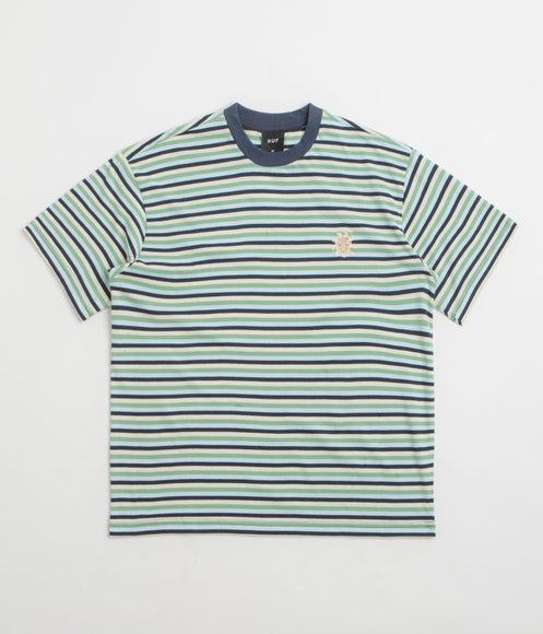 HUF Apollo Striped T-Shirt - Blue
