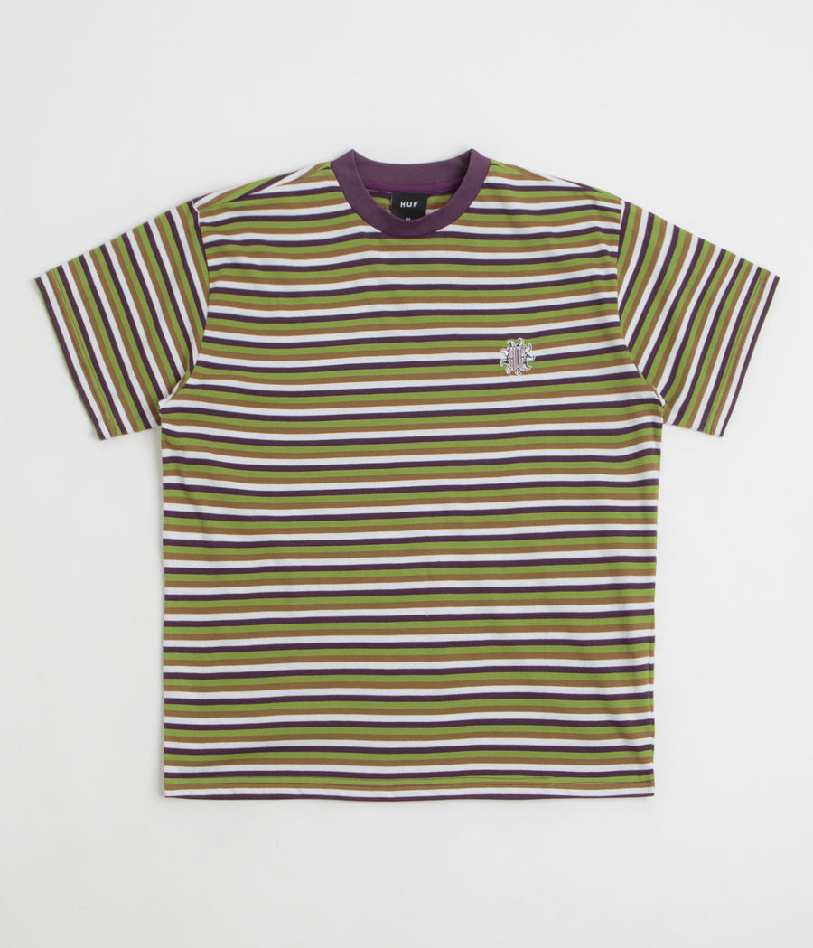 HUF Apollo Striped T-Shirt in Green