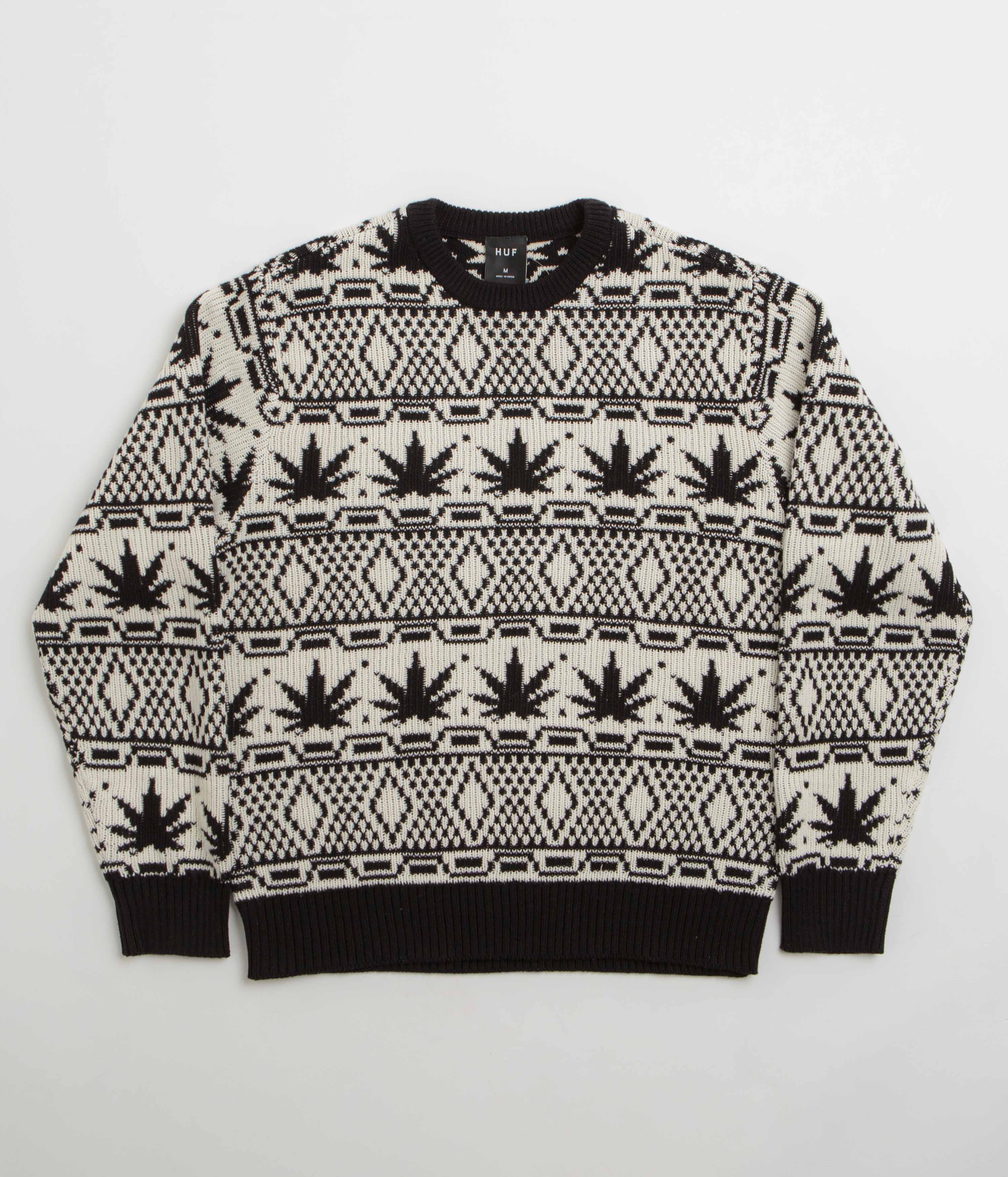 HUF Apres Crewneck Sweatshirt in Natural