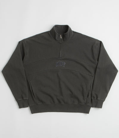 HUF Arch 1/4 Zip Fleece - Vintage Black