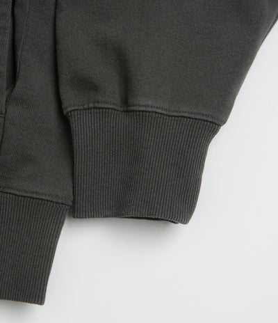 HUF Arch 1/4 Zip Fleece - Vintage Black