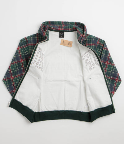 HUF Arch Plaid Full Zip Hoodie - Forest