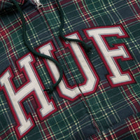 HUF Arch Plaid Full Zip Hoodie - Forest thumbnail