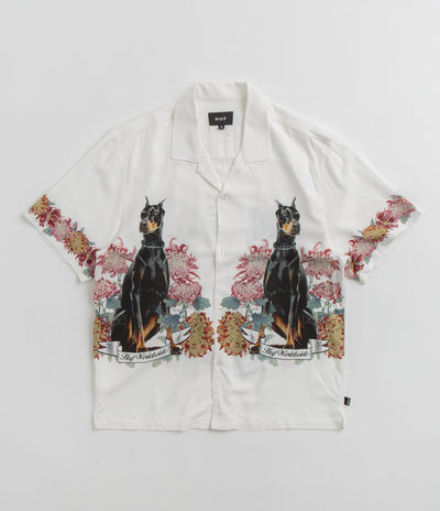 HUF Best Boys Resort Short Sleeve Shirt in White