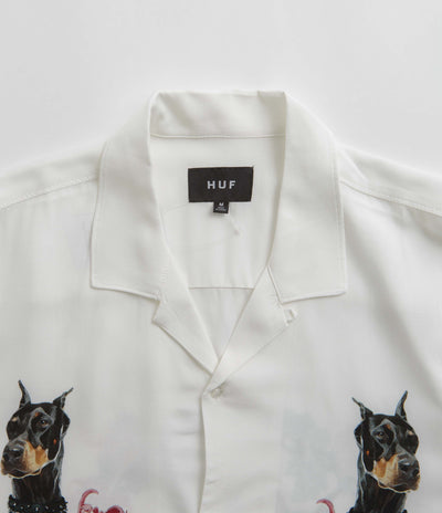 HUF Best Boys Resort Short Sleeve Shirt in White