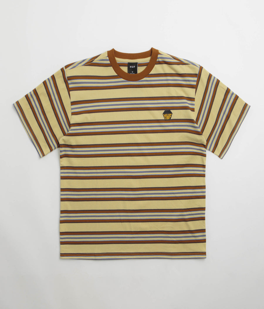 HUF Big Block Stripe T-Shirt in Clay