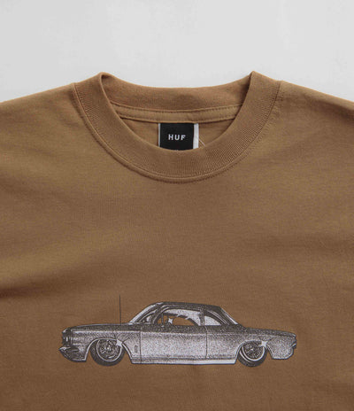 HUF Car Club T-Shirt in Camel
