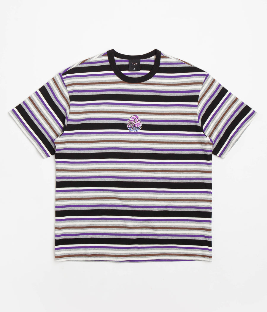 HUF Cheshire Stripe Knit T-Shirt - Black