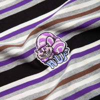 HUF Cheshire Stripe Knit T-Shirt - Black thumbnail