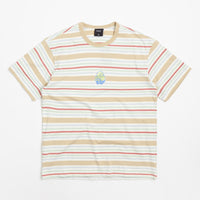HUF Cheshire Stripe Knit T-Shirt - Cream thumbnail