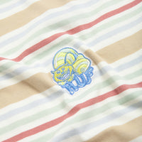 HUF Cheshire Stripe Knit T-Shirt - Cream thumbnail