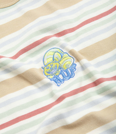 HUF Cheshire Stripe Knit T-Shirt - Cream