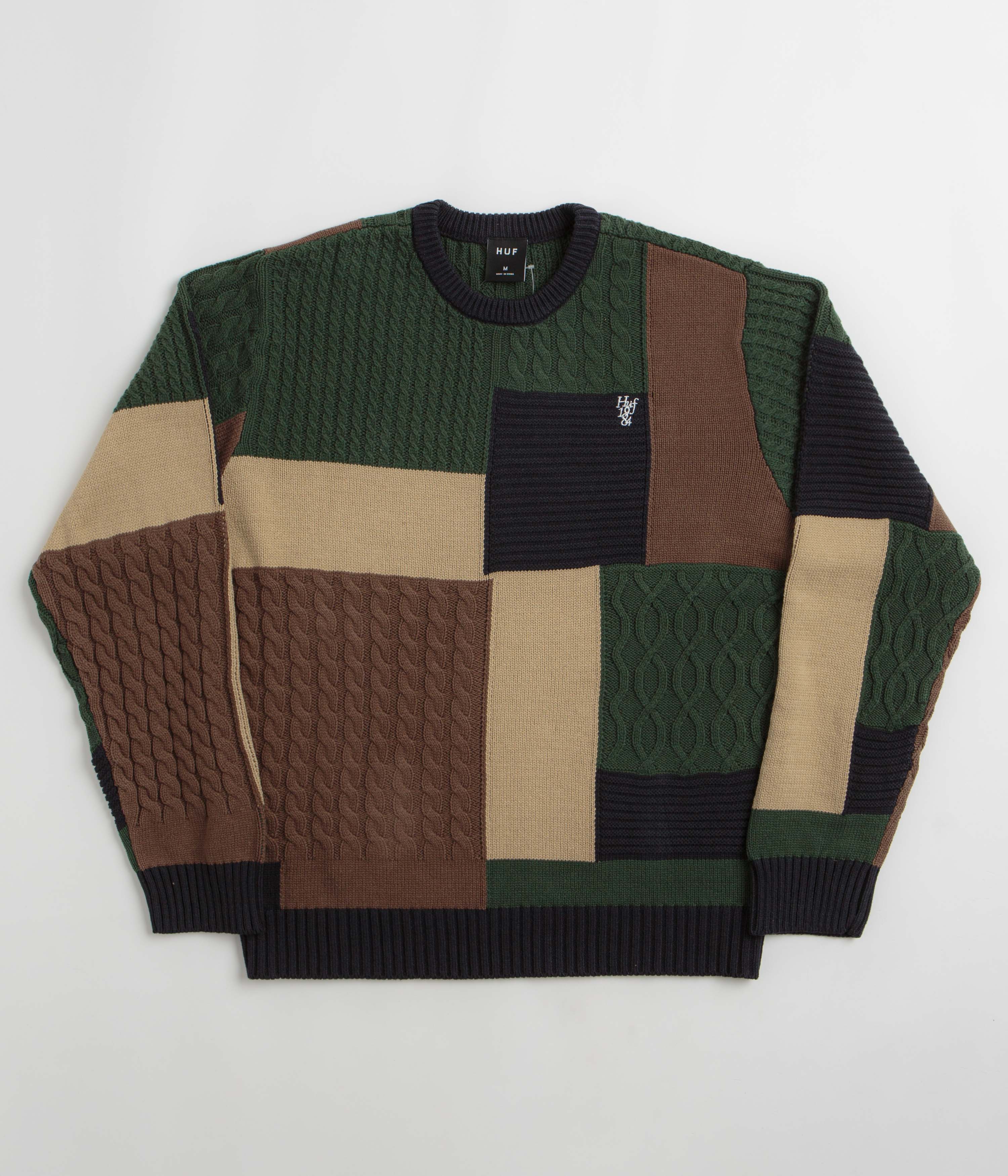 HUF Columbia Knit Crewneck Sweatshirt - Multi