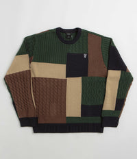 HUF Columbia Knit Crewneck Sweatshirt in Multi