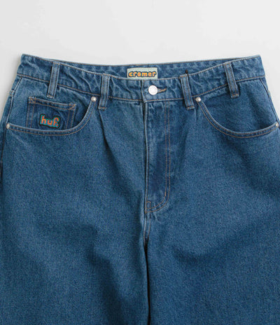 HUF Cromer Jeans in Stone Wash Indigo