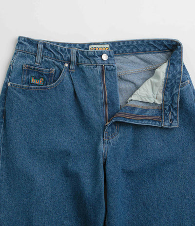 HUF Cromer Jeans in Stone Wash Indigo