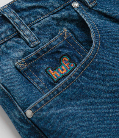HUF Cromer Jeans in Stone Wash Indigo