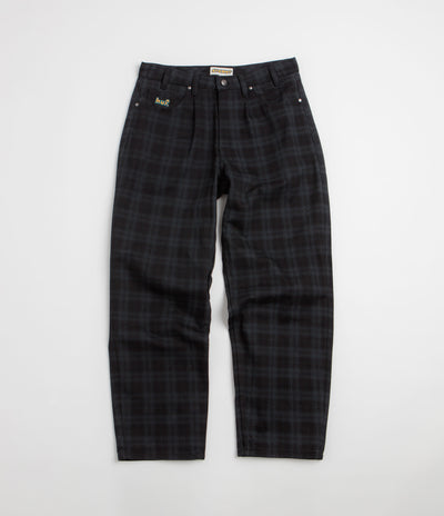 HUF Cromer Plaid Pants - Black