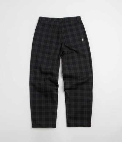 HUF Cromer Plaid Pants - Black