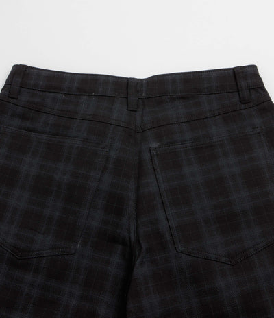 HUF Cromer Plaid Pants - Black