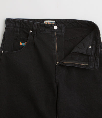 HUF Cromer Shorts in Washed Black