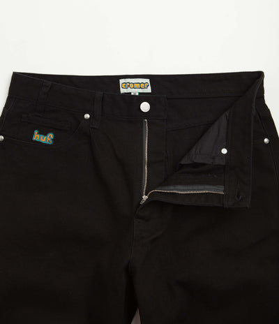 HUF Cromer Signature Jeans - Black Washed Denim